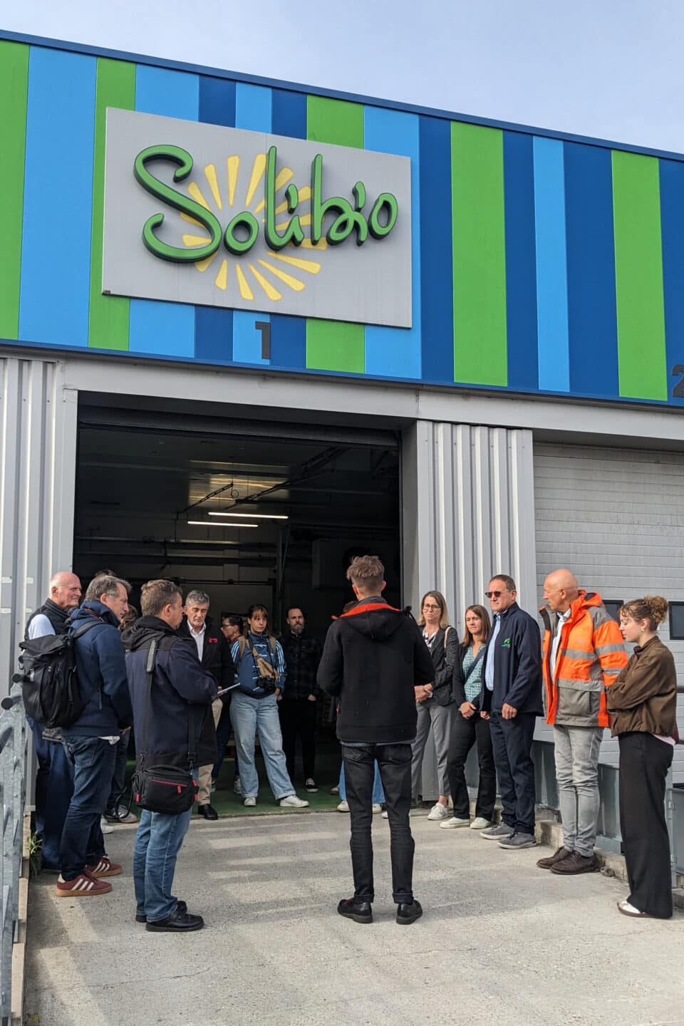 Visite de l'entrepôt Solibio au Marché Gare de Strasbourg