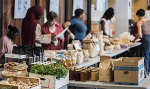 distribution alimentaire par l'association vrac