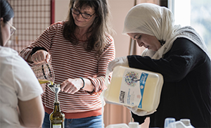 distribution alimentaire par l'association vrac